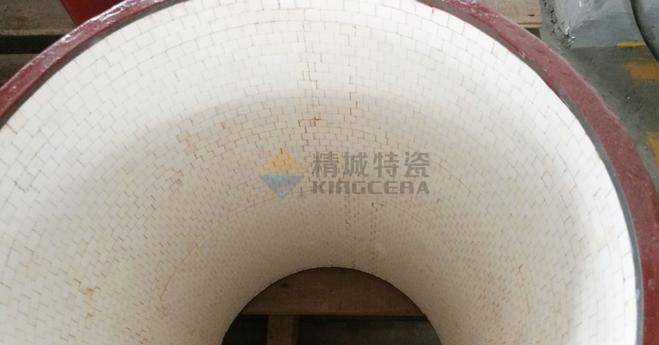 耐磨陶瓷貼片管道(大口徑)